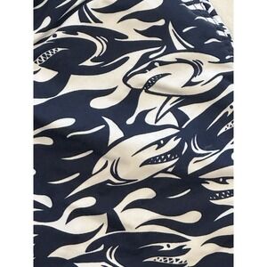 Polo Ralph Lauren Boys‎ Swim Trunks S 8 Navy Sharks Red Pony Board Shorts